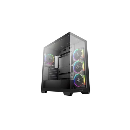 DEEPCOOL Ház ATX CG580 4F V2, Tápegység nélkül, Fekete, Üvegfalú DEEPCOOL