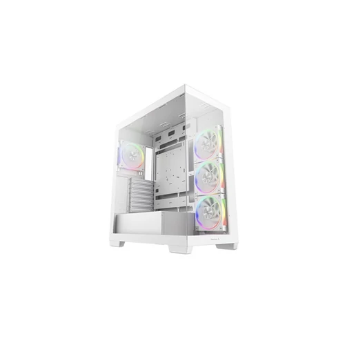 DEEPCOOL Ház ATX CG580 4F V2 WH Tápegység nélkül, Fehér Üvegfalú DEEPCOOL