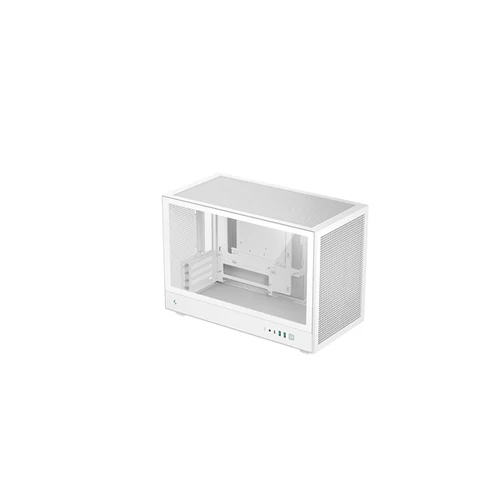 DEEPCOOL Ház Micro ATX CH260 WH, Tápegység nélkül, Fehér, Üvegfalú DEEPCOOL
