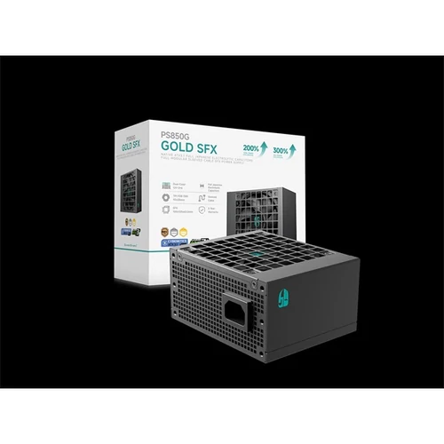 DEEPCOOL Tápegység SFX PS850G 850W Cybenetics Platinum moduláris ATX 3.1 DEEPCOOL
