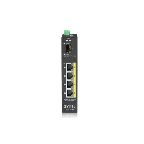 ZYXEL Switch 5x1000Mbps (4xPOE), 1xGigabit SFP, RGS100-5P-ZZ0101F Zyxel