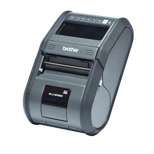 BROTHER RJ-3150 3" / 80mm széles hordozható címke és blokknyomtató Wi-Fi, Bluetooth és színes kijelző Brother - Copygo
