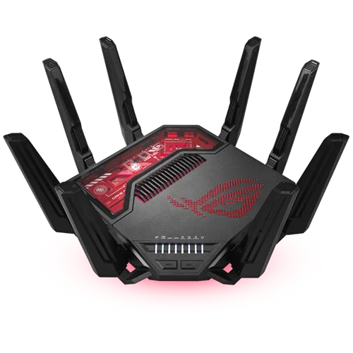 ASUS Wireless Router Tri Band BE19000 2xWAN(1x10Gbps,1x2.5Gbps) + 5xLAN(1x10Gbps,3x2.5Gbps,1x1Gbps) + 2xUSB, GT-BE19000 ASUS PCC