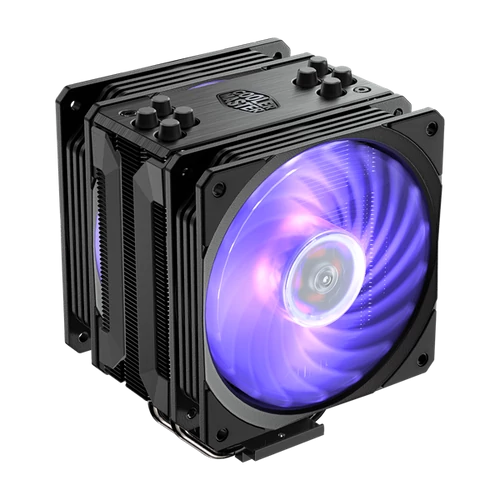 COOLER MASTER CPU hűtő HYPER 212 RGB BLACK EDITION LGA1700, Univerzális, fekete