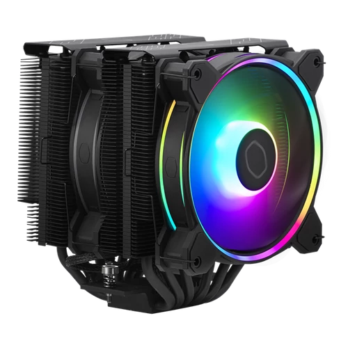 COOLER MASTER CPU hűtő HYPER 622 HALO BLACK EDITION, LGA1700 támogatással, fekete Cooler Master