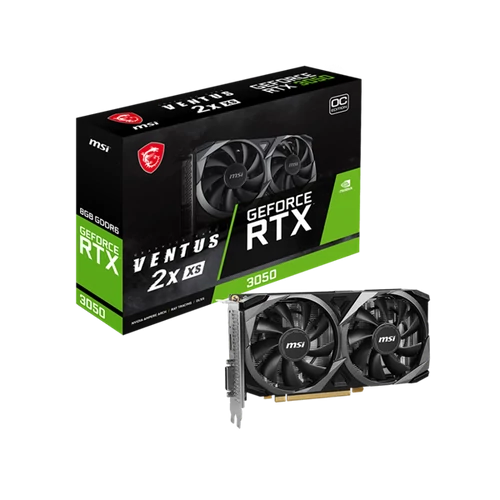 MSI Videokártya PCI-Ex16x nVIDIA RTX 3050 VENTUS 2X XS 8GB DDR6 OC MSI PCC