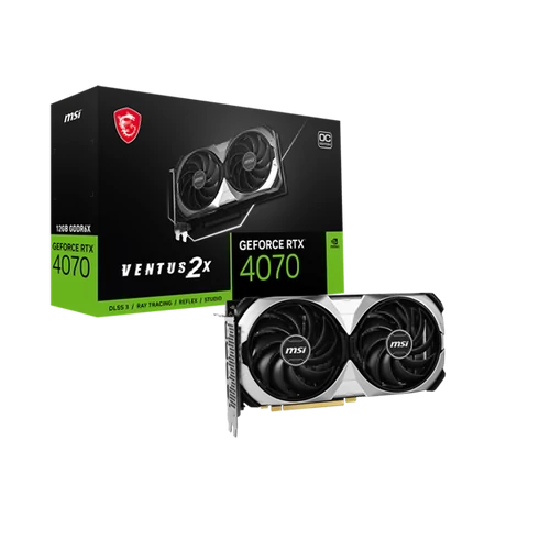 MSI Videokártya PCI-Ex16x nVIDIA RTX 4070 VENTUS 2X 12GB DDR6X OC MSI