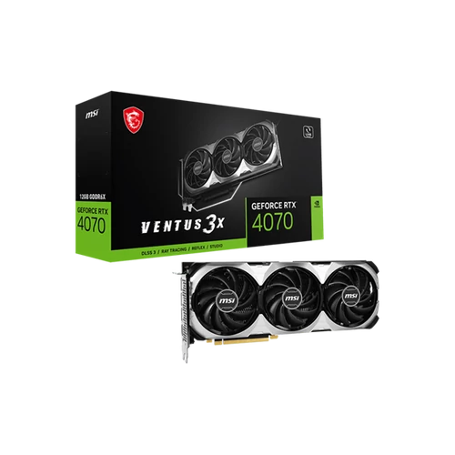 MSI Videokártya PCI-Ex16x nVIDIA RTX 4070 VENTUS 3X 12GB DDR6X OC MSI