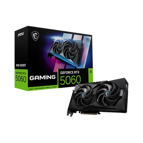 MSI Videokártya PCI-Ex16x nVIDIA RTX 5060 GAMING 8GB DDR7 OC MSI PCC