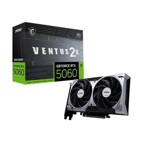 MSI Videokártya PCI-Ex16x nVIDIA RTX 5060 VENTUS 2X 8GB DDR7 OC MSI PCC