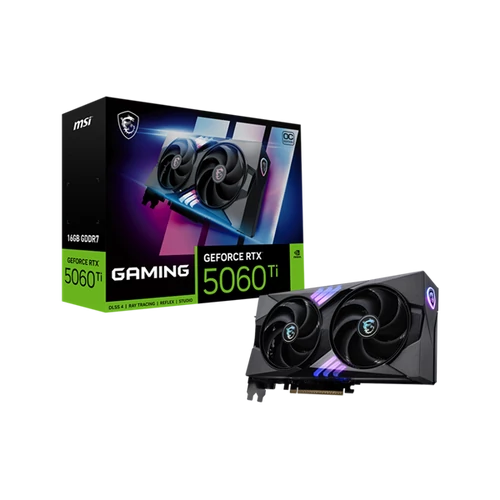 MSI Videokártya PCI-Ex16x nVIDIA RTX 5060 Ti GAMING 16GB DDR7 OC MSI PCC