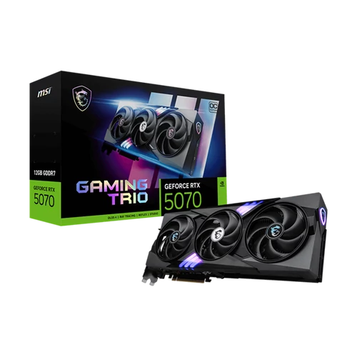 MSI Videokártya PCI-Ex16x nVIDIA RTX 5070 GAMING TRIO 12GB DDR7 OC MSI PCC