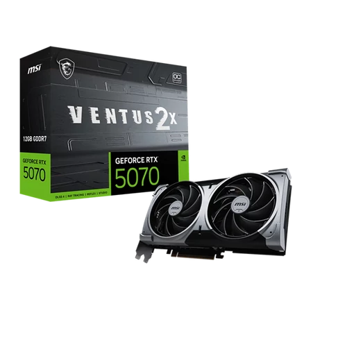 MSI Videokártya PCI-Ex16x nVIDIA RTX 5070 VENTUS 2X 12GB DDR7 OC MSI PCC