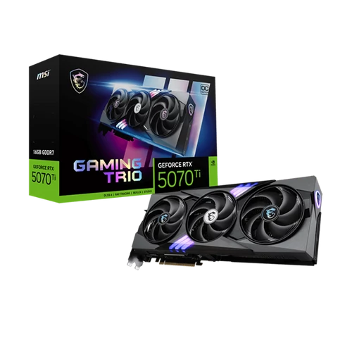 MSI Videokártya PCI-Ex16x nVIDIA RTX 5070 Ti GAMING TRIO 16GB DDR7 OC MSI PCC