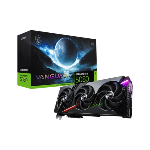 MSI Videokártya PCI-Ex16x nVIDIA RTX 5080 VANGUARD SOC 16GB DDR7 MSI PCC