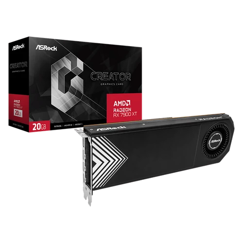 ASROCK Videokártya PCI-Ex16x AMD RX 7900 XT CREATOR 20GB DDR6 OC ASROCK