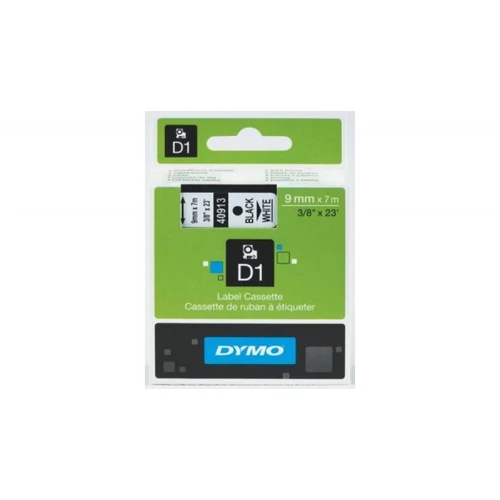 DYMO D1 40913 f.szalag 9mm x 7m fehér-fekete (Eredeti) Dymo