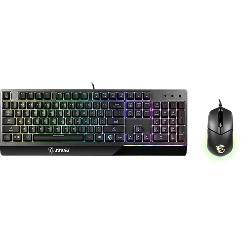 MSI ACCY VIGOR GK30 COMBO Gaming Keyboard + Optical Mouse, HUN, Black MSI DT