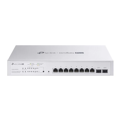 TP-LINK Switch 8x1000Mbps(8xPOE + ) + 2xSFP Rackes Omada Pro, S4500-8GHP2F TP-Link