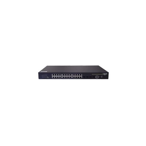 DCN Switch L2 POE 24x 10 / 100 / 1000Base-T with PoE + (370W) RJ45 + 4x 1 / 10GBase-X SFP + , S4600-28X-SI DCN