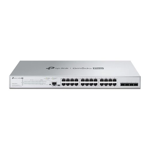 TP-LINK Switch 24x1000Mbps(POE + ) + 4xGigabit SFP Layer2+ Rackes Omada Pro, S5500-24GP4F TP-Link