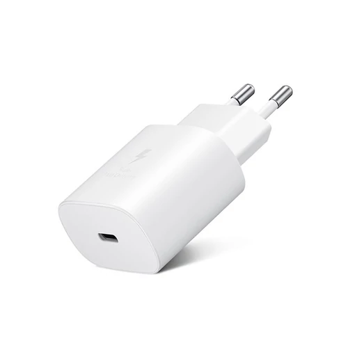 Samsung gyári USB hálózati töltő adapter TypeC bemenet 25W  EPTA800EWE PD.3.0 Super Fast Charging  fehér ECO csom SMG