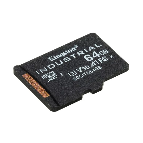 KINGSTON Memóriakártya MicroSDXC 64GB Industrial C10 A1 pSLC Adapter nélkül Kingston