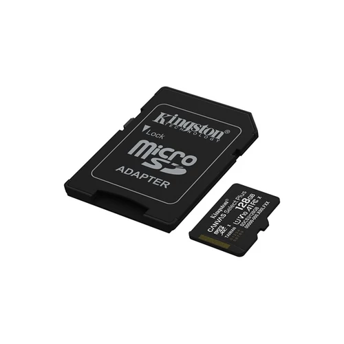 KINGSTON Memóriakártya MicroSDXC 128GB Canvas Select Plus Gen3 150R A1 + Adapter Kingston