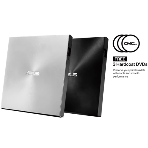 ASUS ODD DVD ÍRÓ külső (ZenDrive) SDRW-08U7C-U fekete USB-C Ultra Slim ASUS PER