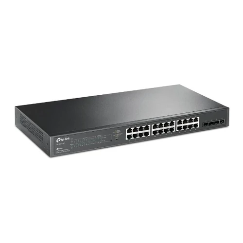 TP-LINK Switch 24x1000Mbps (24xPOE) + 4xGigabit SFP, Menedzselhető, SG2428P TP-Link