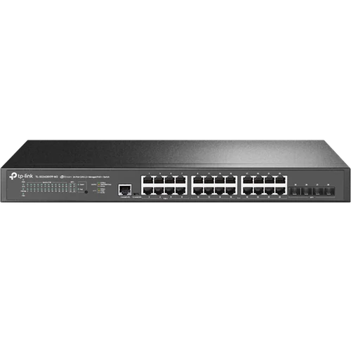 TP-LINK Switch 24x2.5Gbps + 4x10GE SFP+ Layer2 Menedzselhető Rackes, SG3428XPP-M2 TP-Link