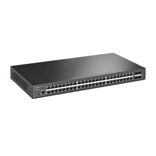 TP-LINK Switch 48x1000Mbps + 4xGigabit SFP + 2xkonzol port, Menedzselhető, SG3452 TP-Link