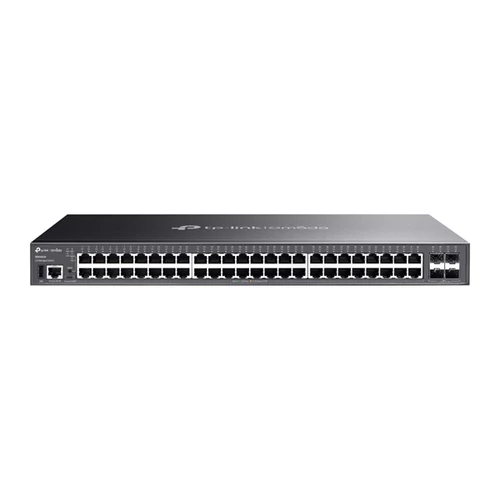 TP-LINK Switch 48x1000Mbps + 4x10Gbps SFP + 2xkonzol port, Menedzselhető, SG5452X TP-Link
