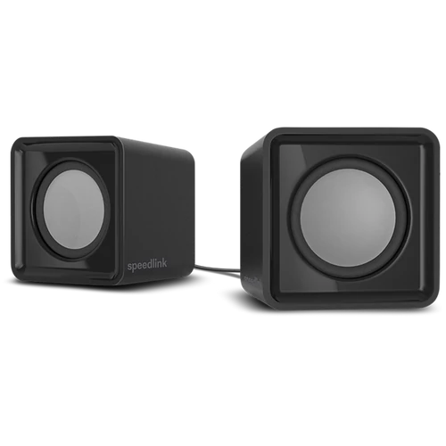 SPEEDLINK SL-810004-BK TWOXO Stereo Speakers, black, Sztereó hangszórók, fekete SPEEDLINK