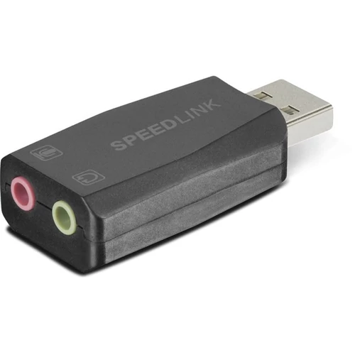 Speedlink SL-8850-BK-01 VIGO USB Hangkártya, fekete Speedlink