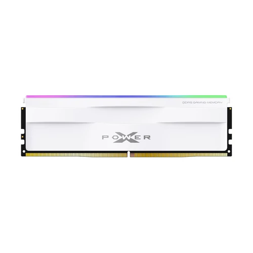 Silicon Power Zenith 16GB DDR5 5600MHz desktop RAM RGB/Fehér - SP016GXLWU560FSH