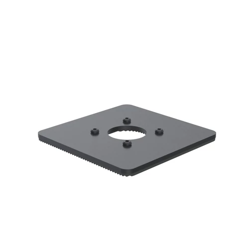 150X150MM BASEPLATE 5MM - BLACK 