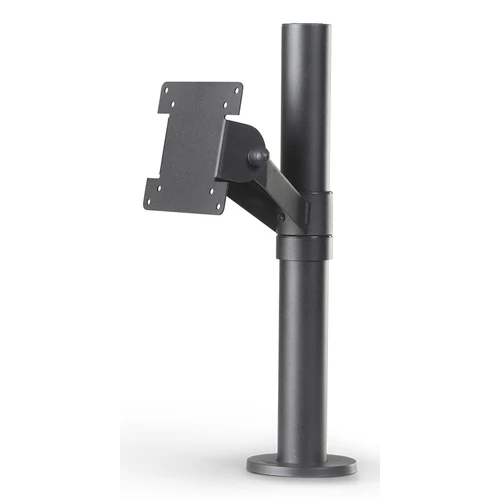 POLE W/ VESA MOUNT ON ANGLED CONNECTION JOINT BLACK