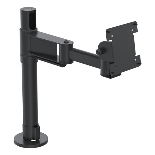 SPACEPOLE SCREEN MOUNT WITH 300MM ELBOW ARM - BLACK