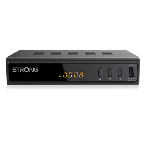 STRONG SRT3032 HD kábeltévé vevőkészülék, USB port, 32 csatorna, digitális kijelző, Fekete STRONG