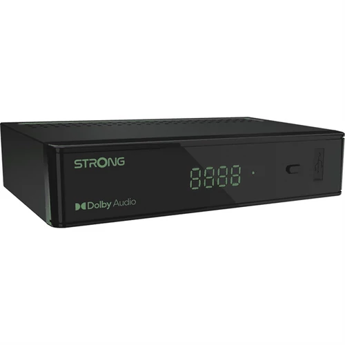 STRONG SRT7030 HDTV vevő, 8 kedvenc csatorna, SatCR támogatás, 2000 csatorna / 64 műhold STRONG