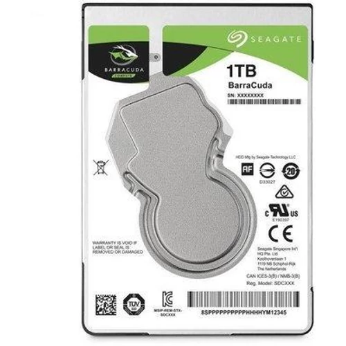 Seagate HDD 1TB BarraCuda 2.5" SATA3 7200rpm 128MB - ST1000LM049