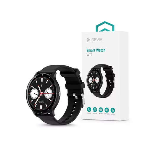 DEVIA WT1 SMART WATCH OKOSÓRA - FEKETE DEVIA