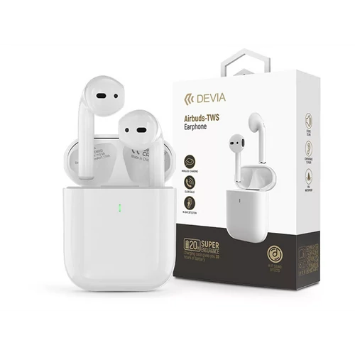 DEVIA ST399114 TWS BLUETOOTH SZTEREÓ FÜLHALLGATÓ V5.3 AIRBUDS -FEHÉR DEVIA