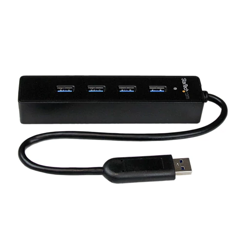 4 PORT PORTABLE USB 3.0 HUB .