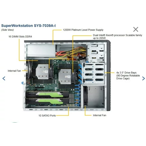 Supermicro SYS-7039A-I 2xLGA3647/16RDIMM/noHDD/noSSD/1200W/SNK-P0070APS4