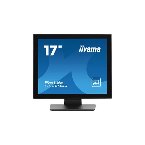 iiyama touch monitor, 17", 1280 x 1024, 5:4, 250cd, 5ms, 1000:1, VGA / HDMI / DP, T1732MSC-B1SAG Iiyama