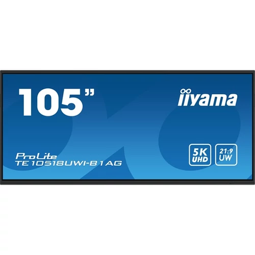 iiyama touch VA monitor,104,6", 5120x2160, 21:9, 450cd, 6,5ms, 4000:1, HDMIx5 / DP / USB-Cx3 / USBx2 / RJ45x2 / RS-232c Iiyama