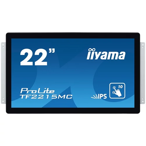 iiyama touch monitor, 21,5", 1920x1080, 16:9, 315cd, 14ms, 1000:1,VGA / HDMI / DP, Open frame, TF2215MC Iiyama