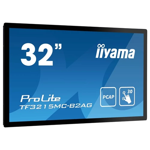 iiyama 24 / 7 interaktív kijelző, 31,5" , 1920x1080, 16:9, 425cd, 8ms, 3000:1,VGA / HDMI / DP, TF3215MC Iiyama